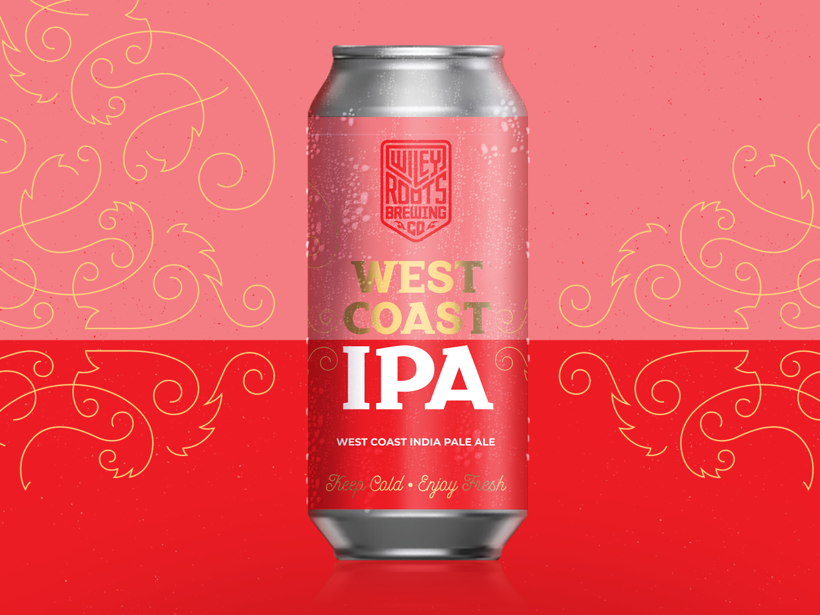 West Coast IPA Label by Paul Beveridge on Dribbble