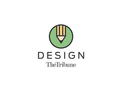 Tribune Services - Design branding design flat icon pencil services