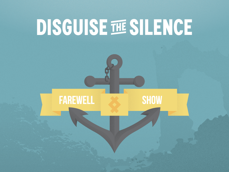 Show Poster blue ocean anchor poster gig poster show poster illustration flat