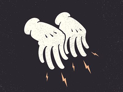Magician's Gloves gloves illustration lighting bolts magic magician texture