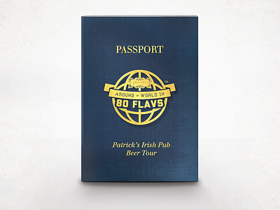Passport - Photo Realism blue book gold passport photo realism skeuomorphism texture