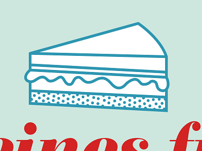 Cake illustration vector