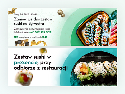 Banners on site banners halloween japan new year site slider sushi