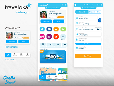 Traveloka UI Redesign appdesign mobiledesign uidesign uiidea uiinspiration uiuxdesign uiuxinspiration