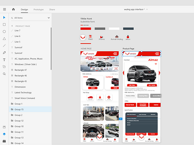 Try to Redesign Wuling Mobile App adobe xd ui ui design wuling wuling appp wuling indonesia