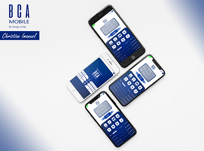 BCA mobile Re-Design UI bank app bca bca app mobile app mobile ui redesign