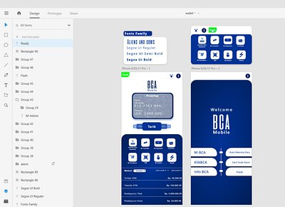 Behind the BCA mobile App Re-design adobexd bank app bca bca mobile redesign ui