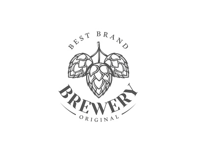 Beer Logo badge beer branding brewer brewery concept design emblem illustration label logo vector vintage vintage logo