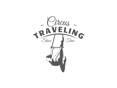 Circus Logo branding circus concept design emblem illustration label logo people vector vintage vintage logo