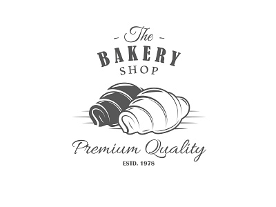 Bakery Logo bakery branding concept design emblem illustration label logo vector vintage vintage logo