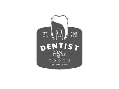 Dental Logo branding concept dental dental care dental logo dentist design emblem illustration label logo tooth vector vintage vintage logo