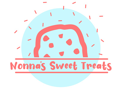 Nonna's Sweet Treats branding design flat icon logo logo design logo designer logodesign logos minimal sweets vector