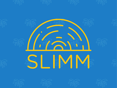 SLIMM logo branding flat icon logo logo design logo designer logos minimal typography vector