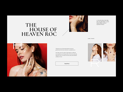 About us - HR shop about us fashion grid jewelery jeweller logo online shop online store typography ui uiuxdesign ux web website