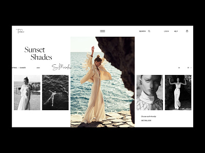 Catalog - Tender branding catalog clean fashion grid logo online shop promo shop store typography ui ux web