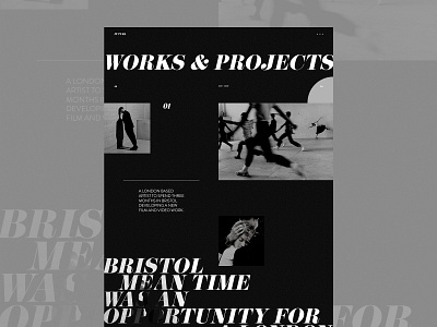 Portfolio agency agency website branding clean filmmaker grid movie personal personal branding portfolio typography ui ux web