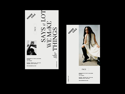 Flyers branding design fashion grid logo store typography web