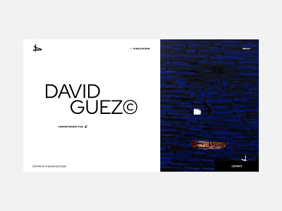 Portfolio site - David Guez