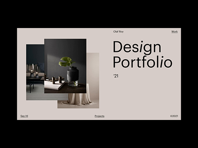 Homepage - portfolio animation branding grid homepage logo portfolio product design typography ui ux web webanimation website