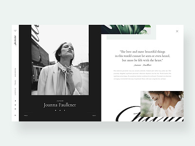 Aurora Magazine blog calligraphy clean grid logo magazine news photo typography ui ux web