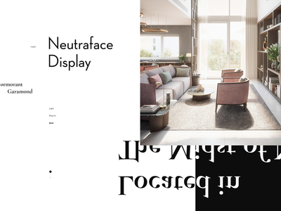 Typography calligraphy clean grid typography ui ux web