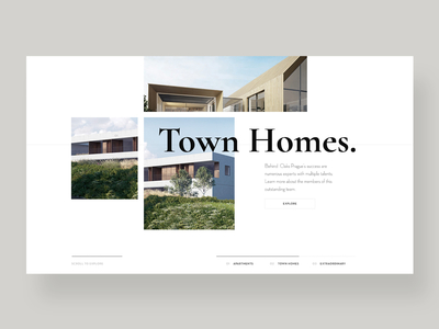 Homes architechture calligraphy design realestate typography ui ux web