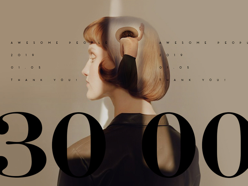Thanks 3000+ branding design follow news dribbble calligraphy hand drawn font followers typography ui ux web