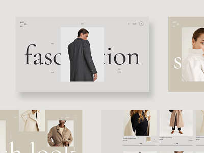 Pandora - online shop branding clean clothes fashion fashionstore grid logo online shop shop store typography ui ux web