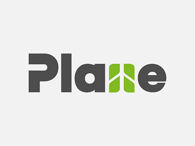 Plane logo concept logo