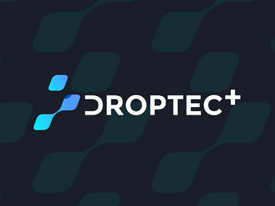 Droptec logo logo minimalist simple