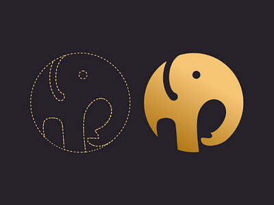 Elephant logo concept