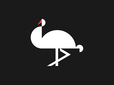 Flaminggo monogram logogram wordmark