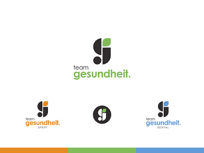 Team Gesundheit logo concept branding design logo logo design