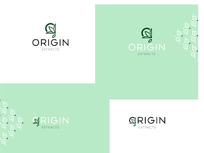 Origin extracts logo concept