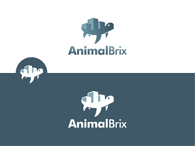 AnimalBrix logo design branding design logo logo design