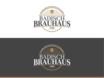 Badisch Brauhaus logo design concept