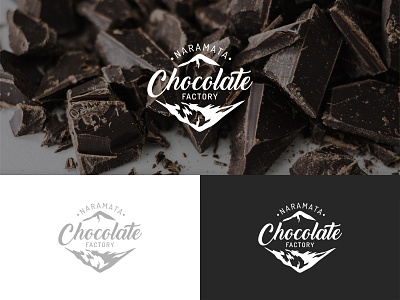 Naramata Chocolate Factory logo design concept branding design logo logo design