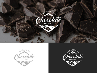 Naramata Chocolate Factory logo design concept