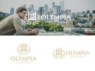Olympia Homes Realty logo design branding design logo logo design