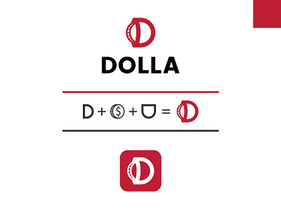Dolla logo design concept adobe illustrator branding design logo logo design logotype