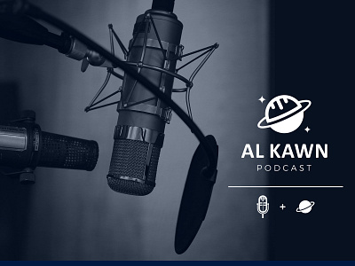 Al Kawn Podcast logo concept branding design design 2020 logo logo 2020 logo design podcast podcast design podcast logo