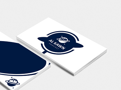 Al Kawn Podcast logo concept branding business card business card design design design 2020 logo logo 2020 logo design podcast podcast design podcast logo print print design