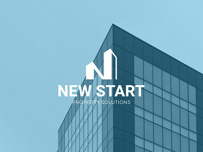 New Start Property Solutions logo concept branding design design 2020 logo logo 2020 logo design real estate logo