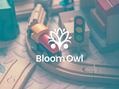 Bloom Owl Logo concept branding design design 2020 illustration inspiration logo logo 2020 logo design logo inspiration vector wooden logo wooden toys wooden toys logo