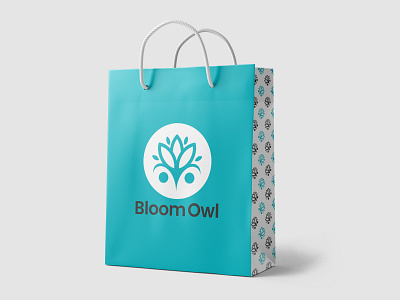 Bloom Owl Logo concept branding design design 2020 illustration inspiration logo logo 2020 logo design logo inspiration package design toys logo vector wooden logo wooden toys logo