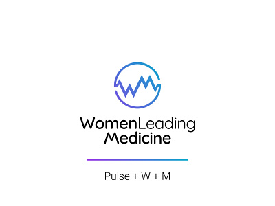 Women Leading Medicine logo concept