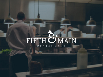Fifth & Main Restaurant Logo concept branding design design 2020 inspiration logo logo 2020 logo design logo inspiration restaurant logo vector