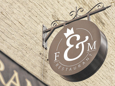 Fifth & Main Restaurant Logo concept