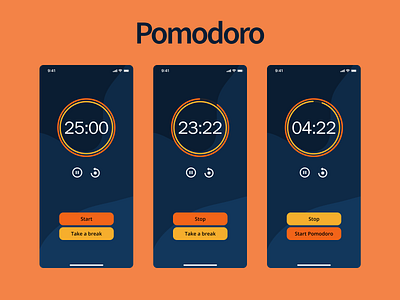 Pomodoro App UI