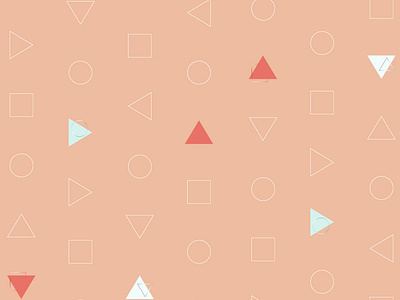 Delicate Triangles seamless pattern